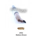 Автоматический карандаш для бровей NYX. Цвет:Medium Brown(EP03). Цвет: Светло-коричневый
